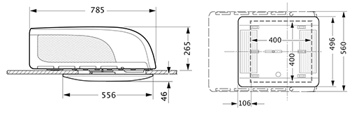 Truma Aventa compact air conditioning sizes